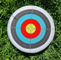 Подушка на кресло ASP 40см с принтом "Мишень 1-10"