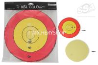 Наклейка на центр мишени KSL GOLD 122cm+ (10-9-8), 20 шт