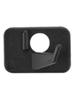 Полка пластиковая E-Long / черная, 1 шт