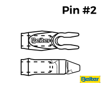 Хвостовик на пин BEITER ASYMMETRIC #2 (25 шт)