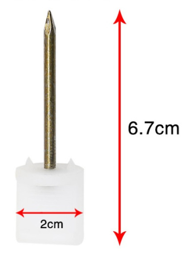 Заколки для бумажной мишени ACCMOS (5.7см х 2см)