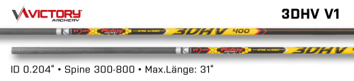 Трубки карбоновые Victory 3DHV ELITE / V1, 6 шт