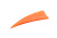 Натуральное перо ASP-3" Shield, (1 шт) (16520320, 3", Bright Orange)