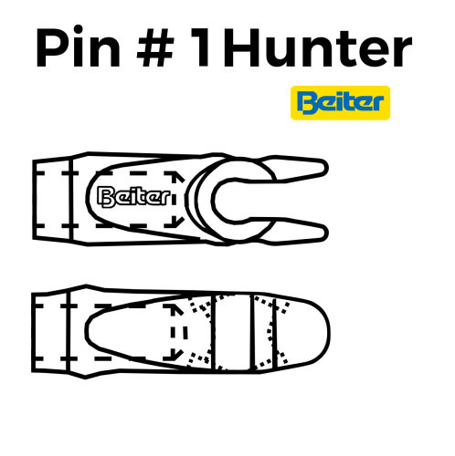 Хвостовик на пин BEITER HUNTER #1 (25 шт)