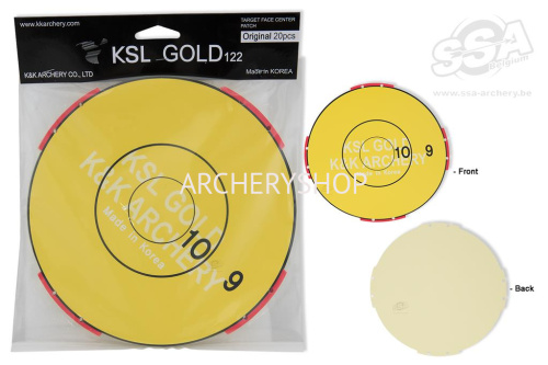 Наклейка на центр мишени KSL GOLD 122cm (10-9), 1 шт