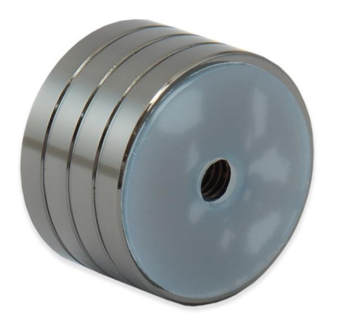 Грузик стабилизатора Avalon QUADRUPEL DISK + WASHER 31mm / 112gr BLACK NICKEL PLATED