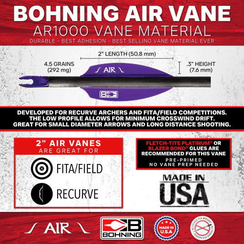 Оперение BOHNING AIR COMPOUND, 20 шт