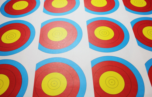 Мишень тройная на 18 метров, 1 шт