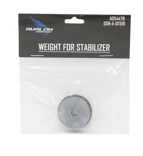 Грузик стабилизатора Avalon DOUBLE DISK + WASHER 31mm / 56gr BLACK NICKEL PLATED