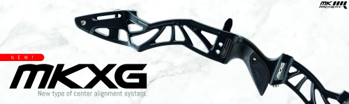 Лук спортивный классический MK Korea Archery, комплект (рукоятка, плечи, плунжер, система стабилизации, прицел)
